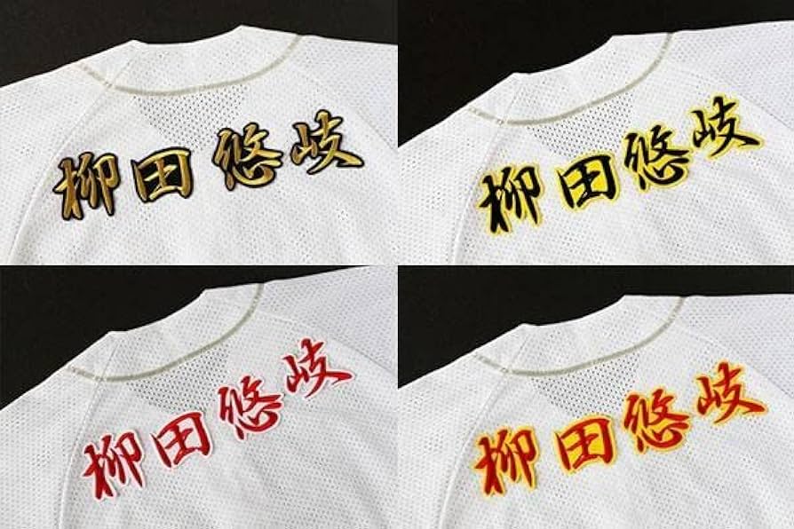 Amazon.co.jp: 柳田 悠岐 ネーム 刺繍 ワッペン ソフトバンク